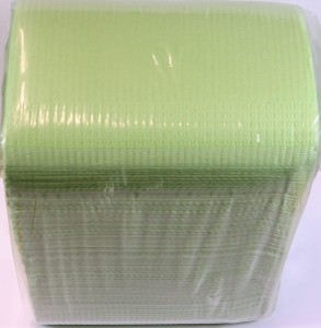Serwety podfoliowane 2x papier + folia w składce 33x45cm SoftMed ZIELONE op. 125szt
