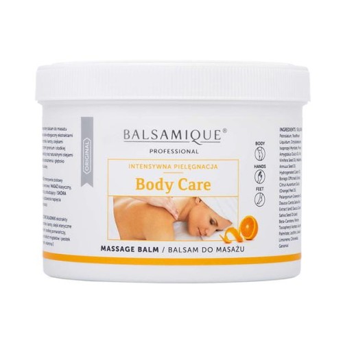 Balsamique Body Care massage balm  500ml profesjonalny balsam do masażu o ziołowym zapachu geranium z nutą pomarańczy zakup stacjonarny odbiór osobisty Poznań www.cleani.co.jpg