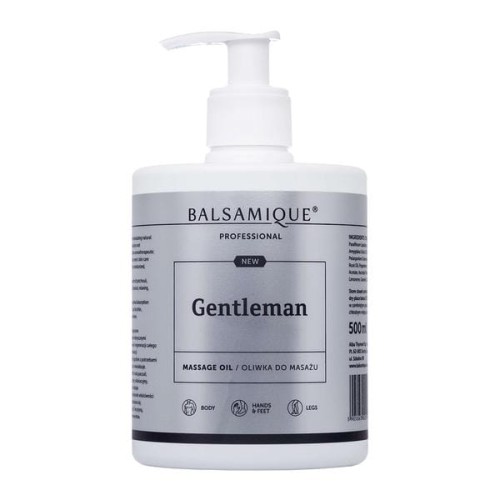 Balsamique Gentleman oliwka do masazu 500ml o rześkim męskim zapachu paczuli geranium imbiru zakup stacjonarny odbiór osobisty Poznań www.cleani.co.jpg