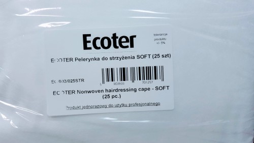 Ecoter pelerynki fryzjerskie z włókniny długie Soft 25 szt ean5903933701257.jpg
