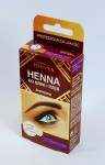Henna do brwi i rzęs w żelu 15 ml + aktywator 15ml Joanna nr 3.0  ciemny brąz