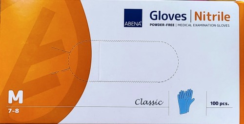 Abena classic powder free medical examinations gloves niebieskie rękawiczki diagnostyczne rozmiar M www-cleani-co.jpg