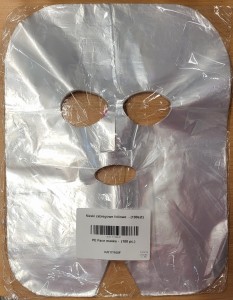 Maska do zabiegów kosm foliowa na twarz i szyję a'100