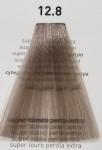 12.7 = 12.8 extra super blond irysowy=perłowy krem koloryzujący farba do włosów RR Line 100ml