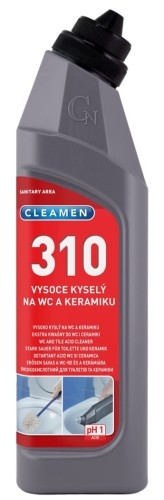 Cleamen 310  750ml WC GEL kwaśny skuteczny odkamieniacz o owocowym zapachu czarnej czereśni z migdałem sprzedaż stacjonarna Poznań CLEANICO.jpg