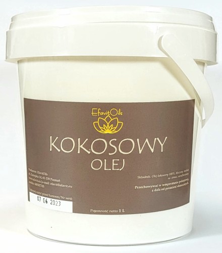 olej do masażu spożywcza jakość kokosowy czysty 1000ml wiaderko Poznań szybka wysyłka www-cleani-co.jpg