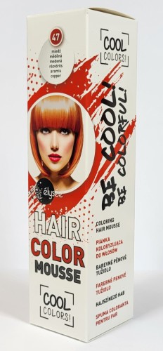 elysee hair color mouse 47 miedziana pianka koloryzująca do włosów półtrwała na 6-8 myć detal zaopatrzenie salonów fryzjerskich wysyłka www-cleani-co EAN 5907813184475 .jpg