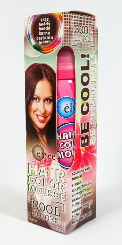 elysee hair color mouse 74 brązowa pianka koloryzująca do włosów półtrwała na 6-8 myć detal zaopatrzenie salonów fryzjerskich wysyłka www-cleani-co EAN 5907813184741 .jpg