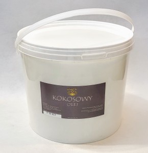 Olej do masażu czysty KOKOSOWY extra virgin raw coconut oil 5 litrów