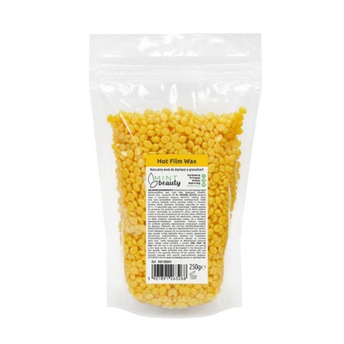 MINTbeauty-Hot-Film-Wax-Natural-250g-wosk-twardy-do-depilacji-w-granulkach-dropsy-perełki-naturalny- odbiór osobisty Poznań szybka wysyłka www-cleani-co.jpg