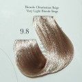 9.8 bardzo jasny blond beżowy farba do włosów bez amoniaku BeColor 12minut w jasnym świetle 8050616010377.jpg