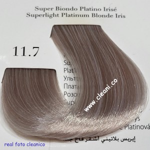 BE COLOR 12MIN 11.7 irysowy super jasny platynowy blond farba do włosów bez amoniaku 100ml