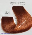 8.4 jasny blond miedziany farba bez amoniaku BeColor 12minut włoska biondo chiaro rame light blonde copper Hurtownia fryzjersko kosmetyczna CLEANICO Poznań 8008277310503.jpg
