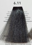  6.11 intensywnie popielaty ciemny blond krem koloryzujący farba do włosów RR Line 100ml (new)