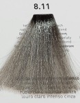  8.11 intensywnie popielaty jasny blond krem koloryzujący farba do włosów RR Line 100ml (new)