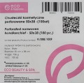 chusteczki kosmetyczne wloknina perforowana delikatna i miekka 100sztuk 50x38cm k-008-100F 5903933700854 - etykieta.jpg