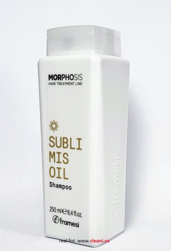 framesi sublimis oil shampoo 250ml kod ean 8059606681252 real foto kwadratowa butelka.jpg
