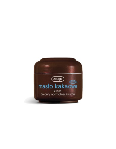 ziaja masło kakaowe krem do cery normalnej i suchej polecany przed opalaniem 50ml 5901887000150.jpg