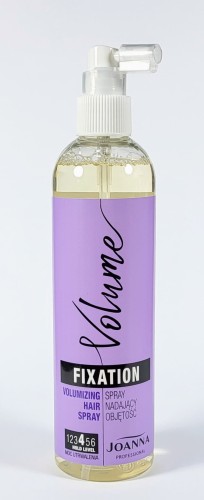 joanna pro fixation VOLUME spray nadajacy objetosc poziom 4 na 6 kod ean 5901018019907 real fot cleanico 2023.jpg