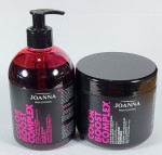 Joanna Professional color boost complex cool - pink ZESTAW Szampon Odżywka do blondów nadające różowy refleks 2x500g