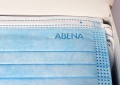 5703538256677 abena maseczki medyczne niebieskie z cienka owalna gumka 2r 50 sztuk LOGO real fot cleanico Poznan 2023-11.jpg