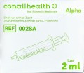 strzykawka 2ml 2-czesciowa zarys connal health Alpha 100 sztuk real fot opakowania 2023-11.jpg