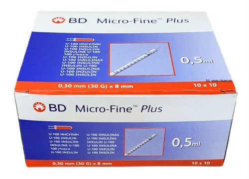 BD Micro-Fine Plus insuline U-100 strzykawka 05ml 030mm x 8mm 30G-ean 382900933030.jpg