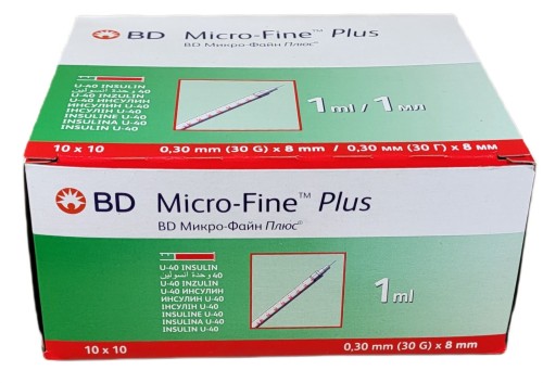 BD 320911 100sztuk kartonik strzykawka do insuliny skala U-40 ean 382900911038 real fot box cleanico   Poznan 2024-01-.jpg