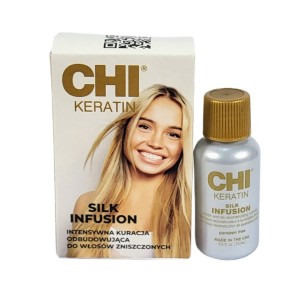 CHI SILK INFUSION Keratin 15ml Jedwab z keratyną do włosów bez spłukiwania