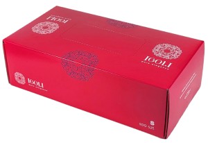 Rękawice nitrylowe Różowe FUKSJA Igoli Nitril pink a'100 r. S