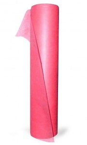 Prześcieradło jednorazowe włókninowe rolka  70cm/50m 18g RÓŻOWE medyczne economic