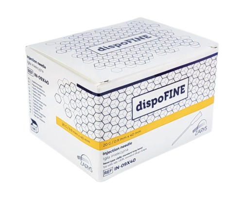 dispofine 09x40 20G igla iniekcyjna 5907996836253 100szt real fot opakowania cleanico poznan 2024-03-.jpg
