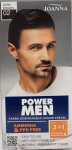 Joanna Power Men 02 Color cream cover dark brown ciemno brązowa farba męska do brody wąsów włosów bez amoniaku