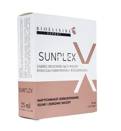 bioelixire expert Sunplex 25ml 5x5ml zabieg regenerujacy wlosy podczas farbowania i rozjasniania ean 5903829094180-real fot cleanico poznan 2024.jpg