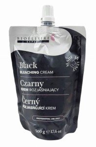 Bioelixire expert Rozjaśniacz CZARNY w kremie do 7 poziomów Black bleaching cream 500g