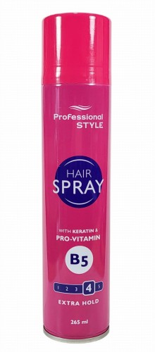 5901815003185-lakier do wlosow z keratyna 265ml hair spray professional style - real fot cleanico poznan-2024.jpg