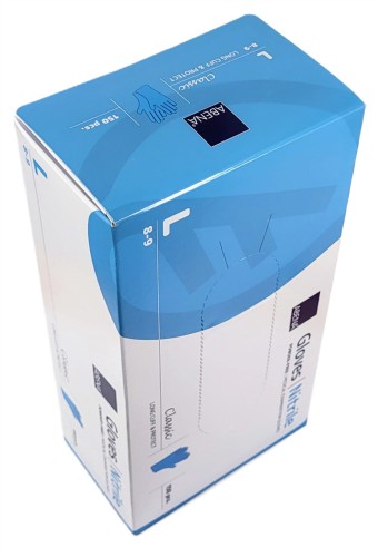 5713571003725 abena rekawice nitrylowe niebieskie z przedluzonym mankietem 150 sztuk real fot cleanico Poznan-2024-box-.jpg