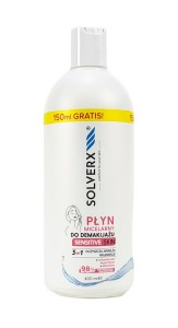 SOLVERX Sensitive Skin Woman Płyn micelarny do demakijażu skóry wrażliwej i naczynkowej 400ml