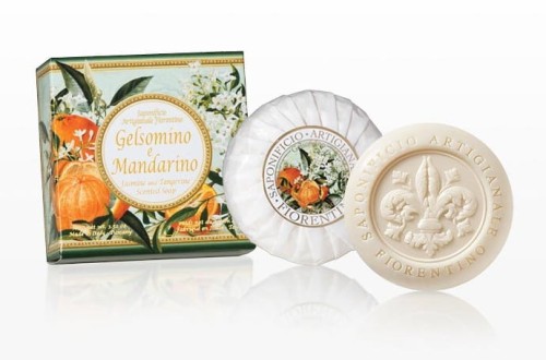 Saponificio-Artigianale-Fiorentino-Gelsomino-e-Mandarino-Jasmin-Mandarynka-naturlane mydlo w kostce 100g 8032665598228-.jpg