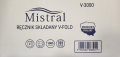 Mistral V-3000 23x23 reczniki w skladce do dozownikow sciennych celuloza 2 warstwowa gofrowana PREMIUM ean 5904506988921 dostepnosc od reki ponan cleanico.jpg