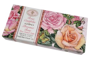 Fiorentino włoskie naturalne mydło w kostce 3x 125g róża prowansalska