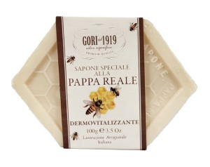 Gori włoskie naturalne miodowe mydło w kostce plaster miodu 100g  PAPPA REALE z mleczkiem pszczelim