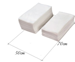 Ręcznik fryzjerski włóknina perforowana płaty 50x75cm XXL MAXI 100szt