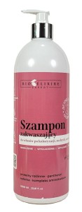 Bioelixire expert Szampon zakwaszający pH3..0-3.5 do włosów po koloryzacji 1000ml
