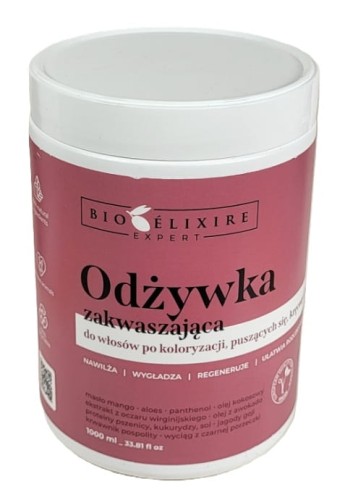 5905562764184 bioelixire expert odzywka zakwaszajaca do wlosow po koloryzacji puszacych sie kreconych 1000ml real-fot-cleanico-2025-03-.jpg