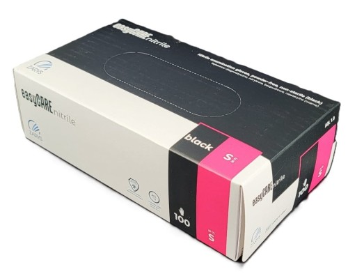 ZARYS RNBCS10001 5907996844609 nitrylowe rekawice diagnostyczne czarne mocne rozmiar S 6-7 real fot cleanico poznan  2025.jpg