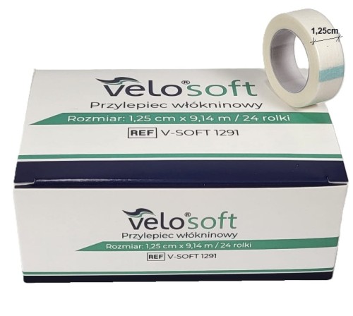 V-SOFT1291 ean 5902406212238 przylepiec wlokninowy 1-25cm x 9-14m 24rolki w op real fot cleanico poznan 2025.jpg
