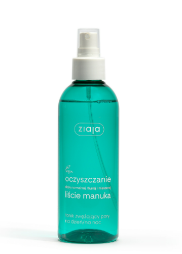 5901887029106 ziaja liscie manuka tonik zwezajacy pory 200ml atomizer.png