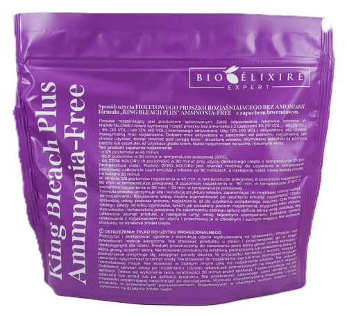 fioletowy proszek rozjasniajacy bez amoniaku bioelixire expert king bleach plus 500g ean 5907291200728 real fot cleanico poznan 2025.jpg