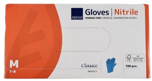 niebieskie rekawiczki jednorazowe diagnostyczne markowe abena 150sztuk ref 290419 ean 5703538417375 real fot cleanico-poznan 2025.jpg